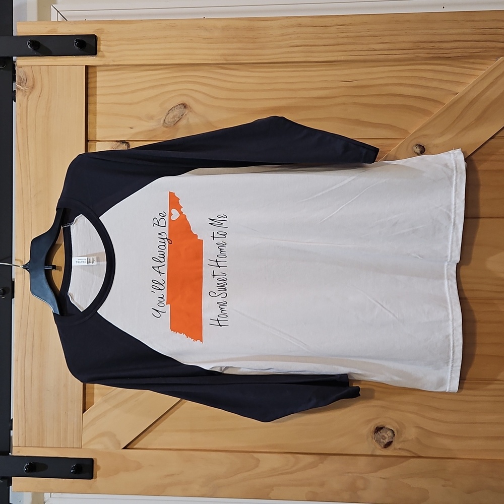 NWOT | Tennessee Home Sweet Home Raglan Shirt | Unisex Large